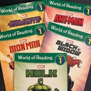 Marvel 5 Book Set - World of Reading - Level 1